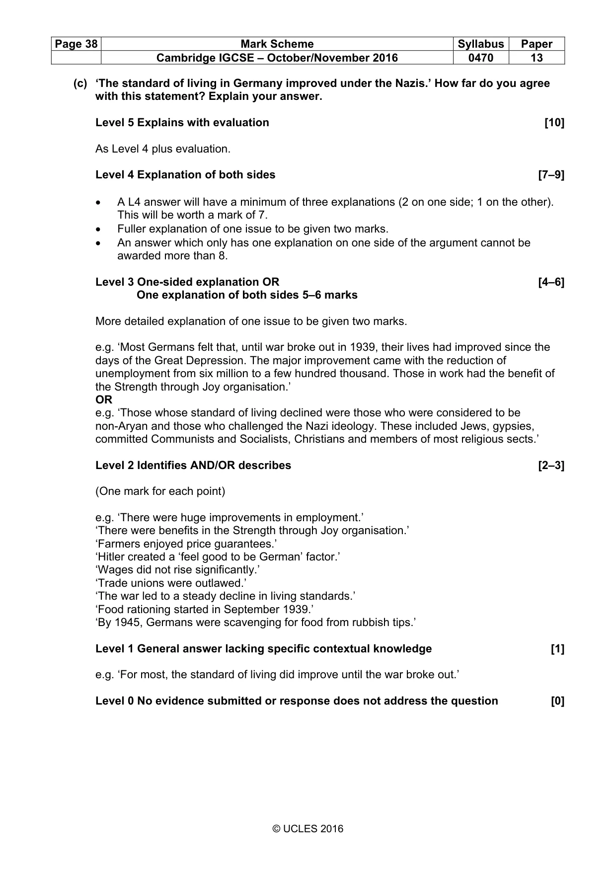 Mark scheme, page 38 of 68