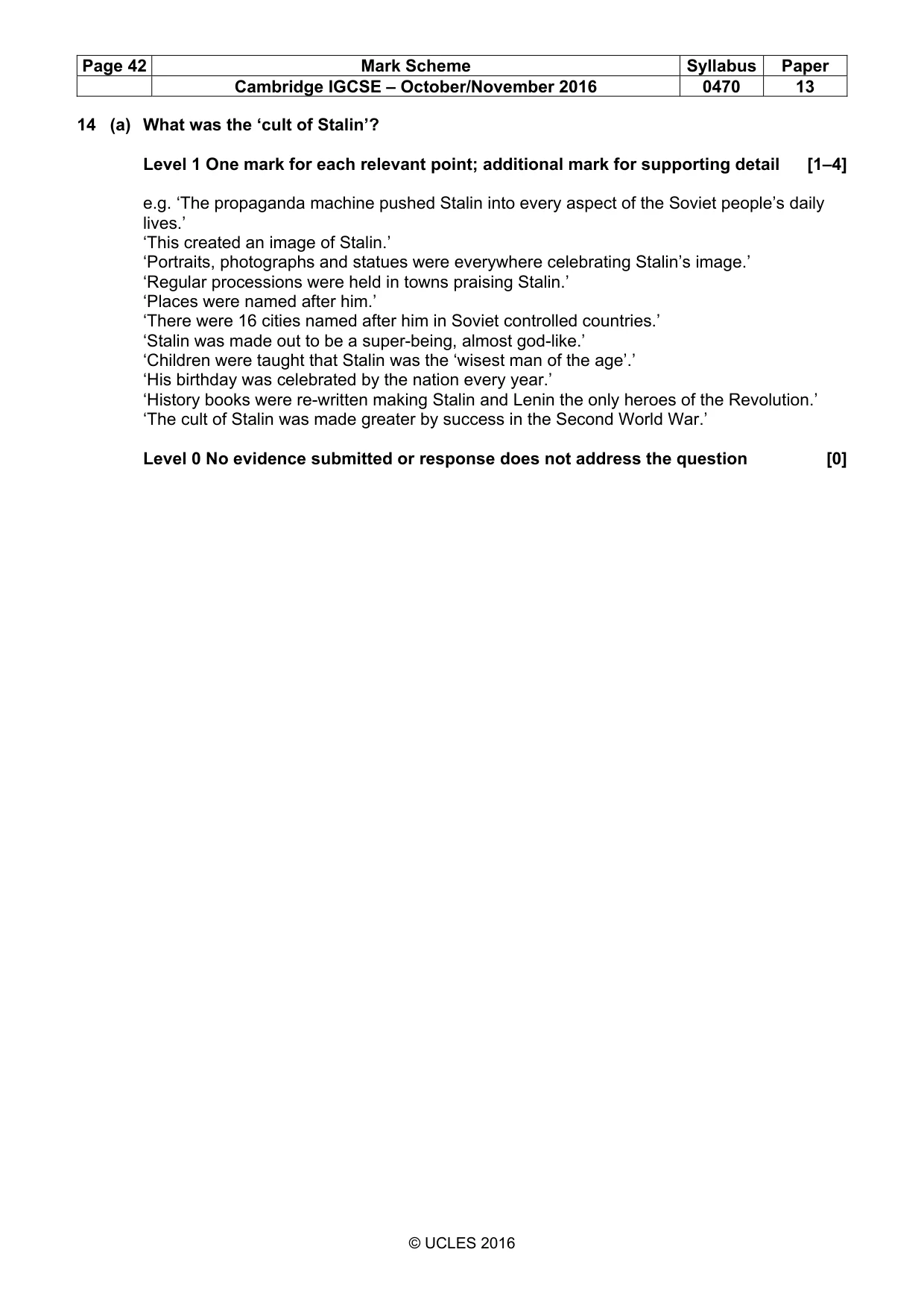 Mark scheme, page 42 of 68