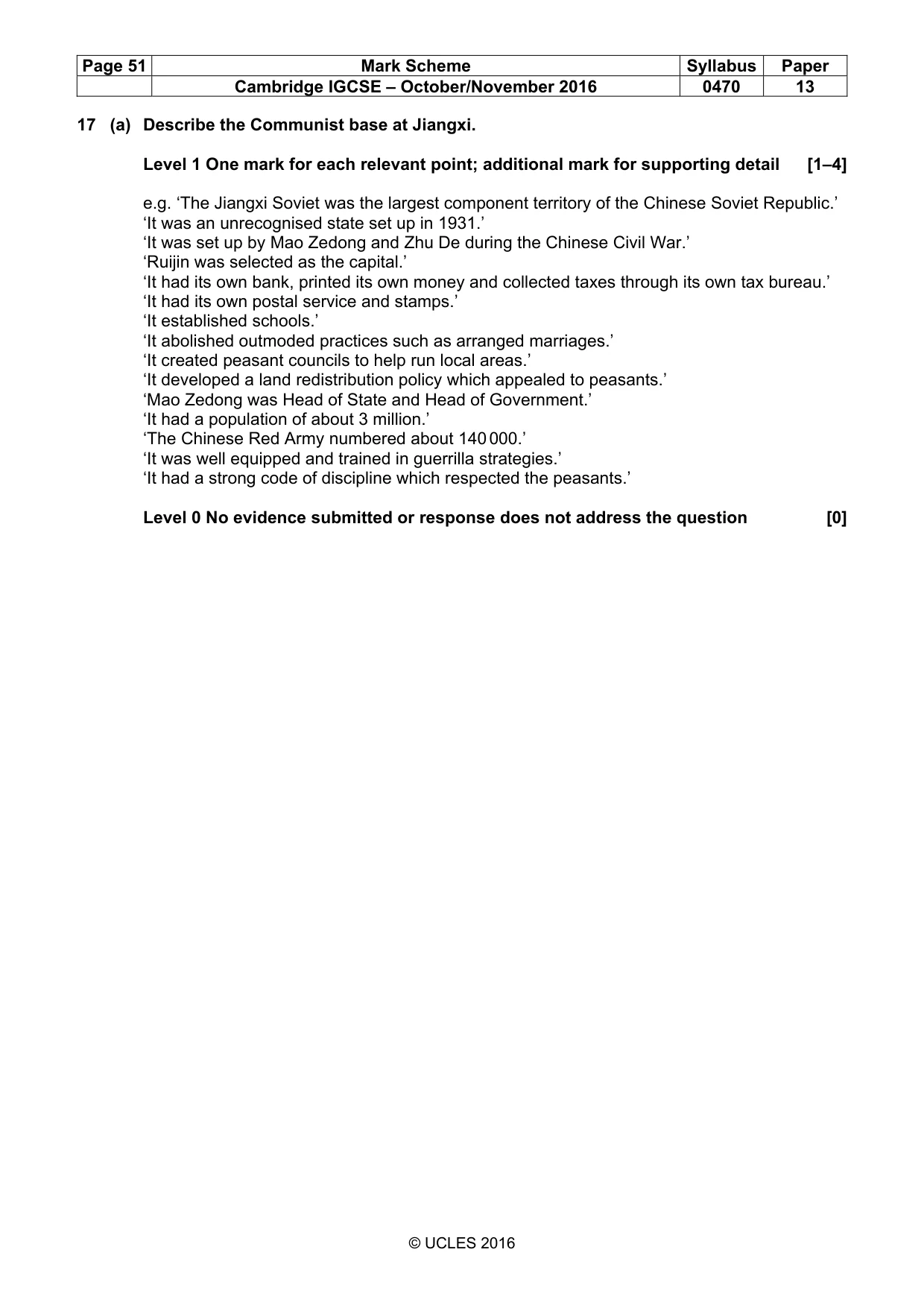 Mark scheme, page 51 of 68