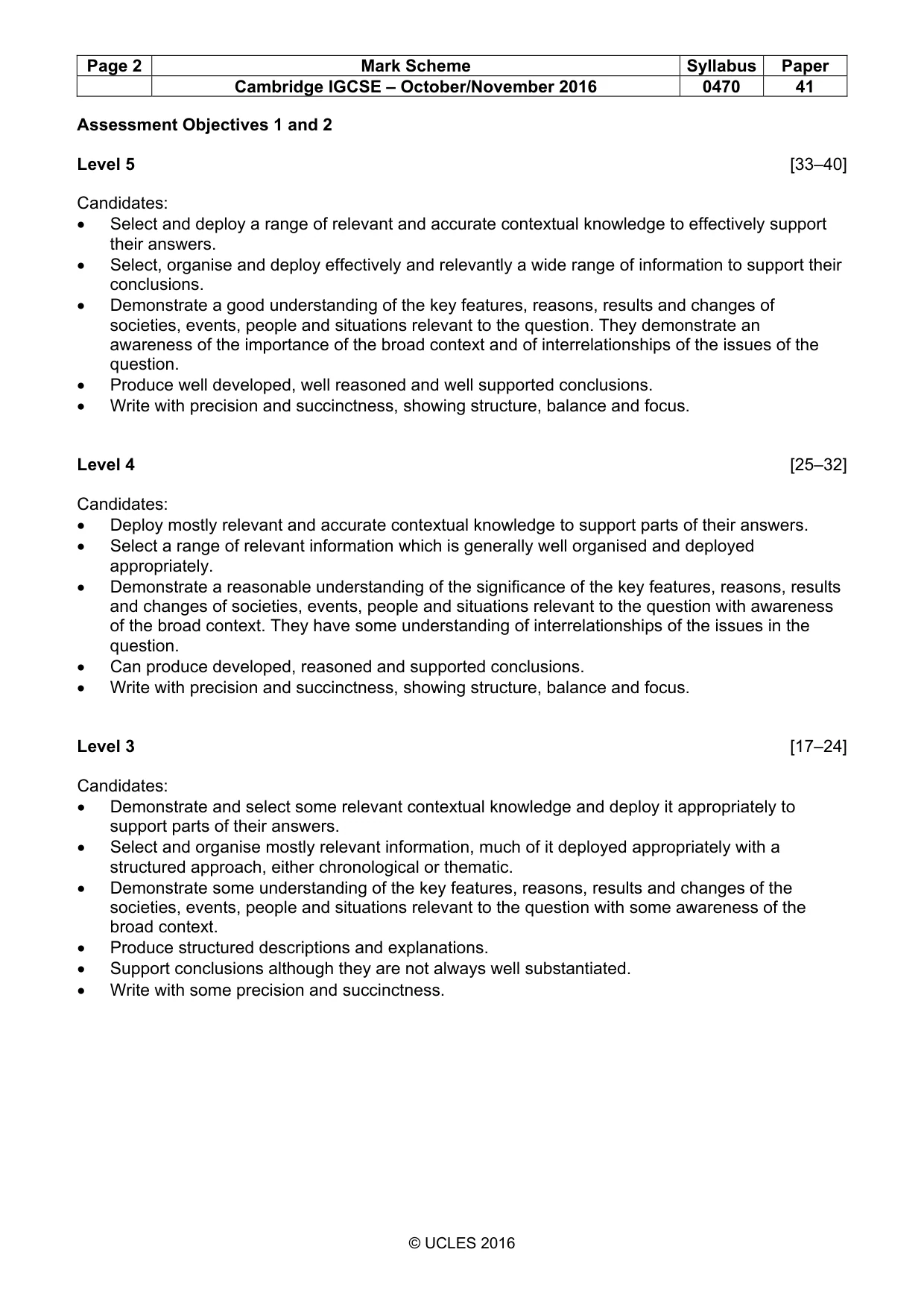 Mark scheme, page 2 of 10