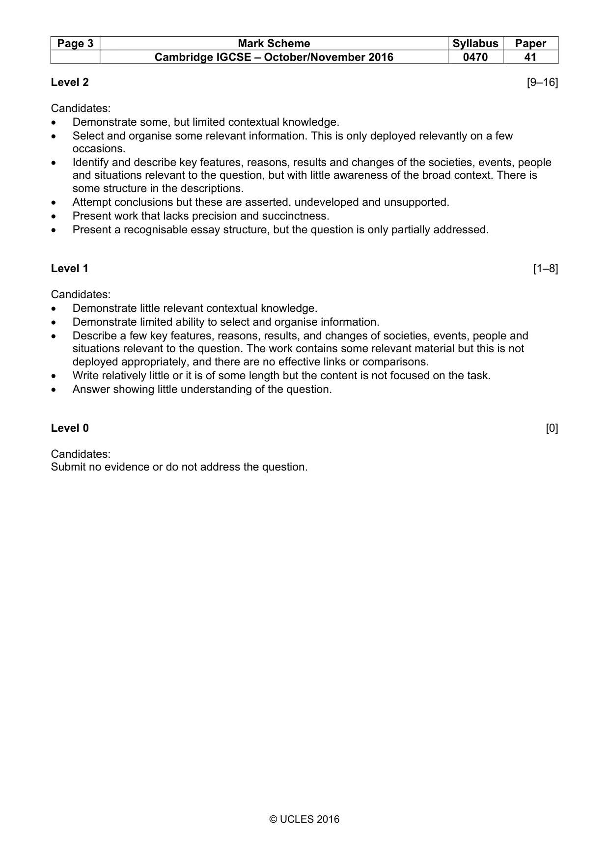 Mark scheme, page 3 of 10