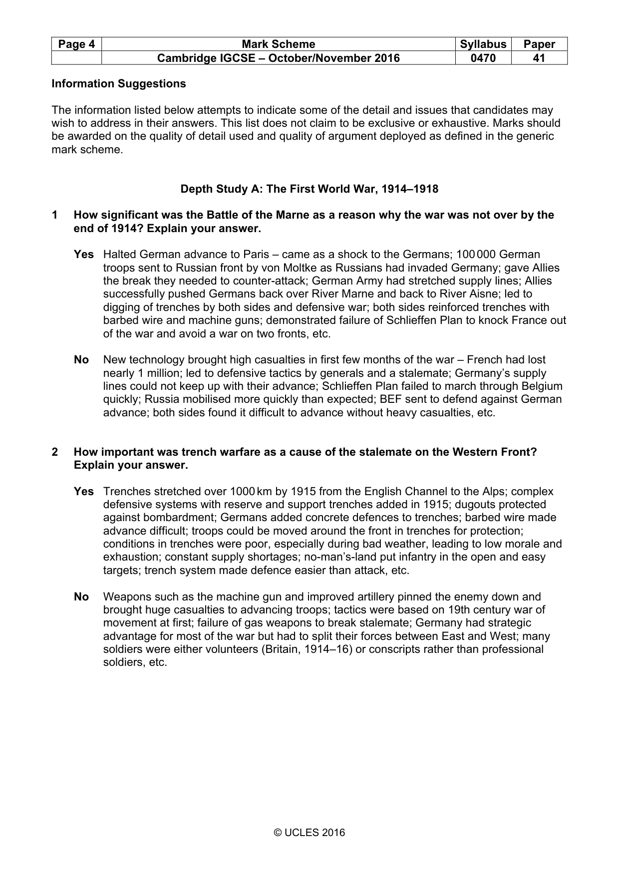 Mark scheme, page 4 of 10