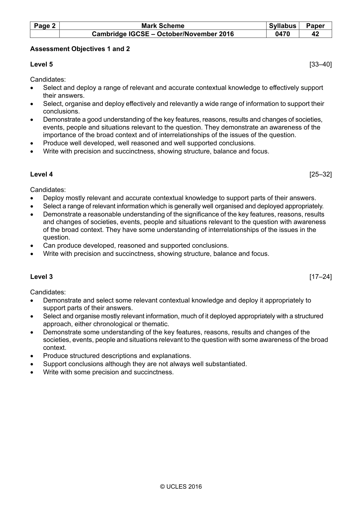 Mark scheme, page 2 of 10