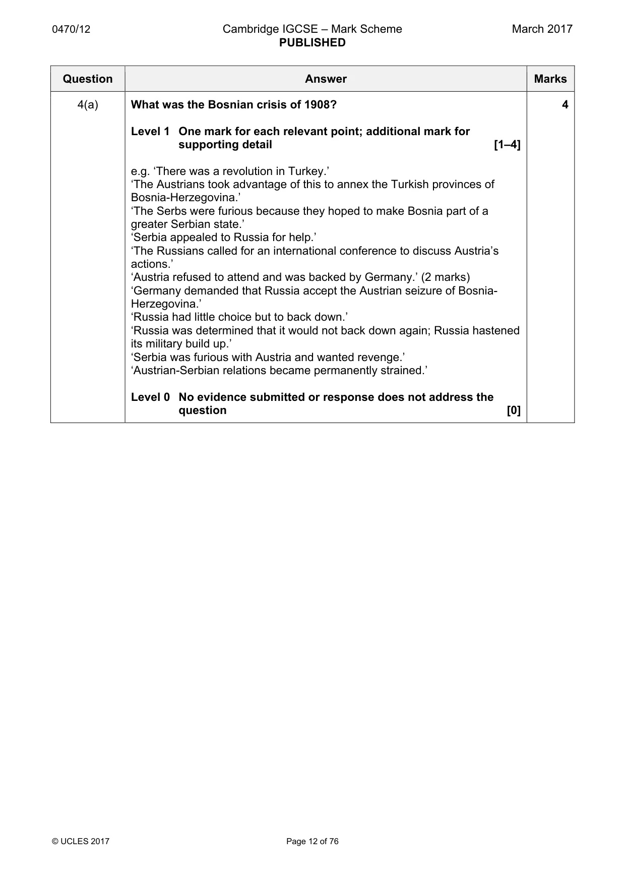 Mark scheme, page 12 of 76