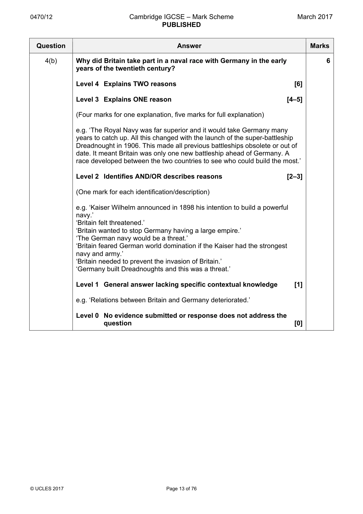 Mark scheme, page 13 of 76