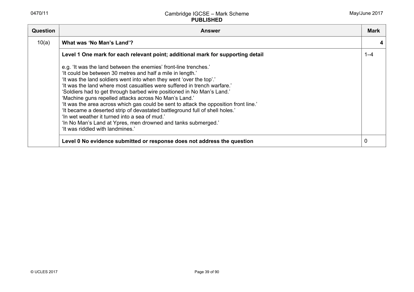 Mark scheme, page 39 of 90