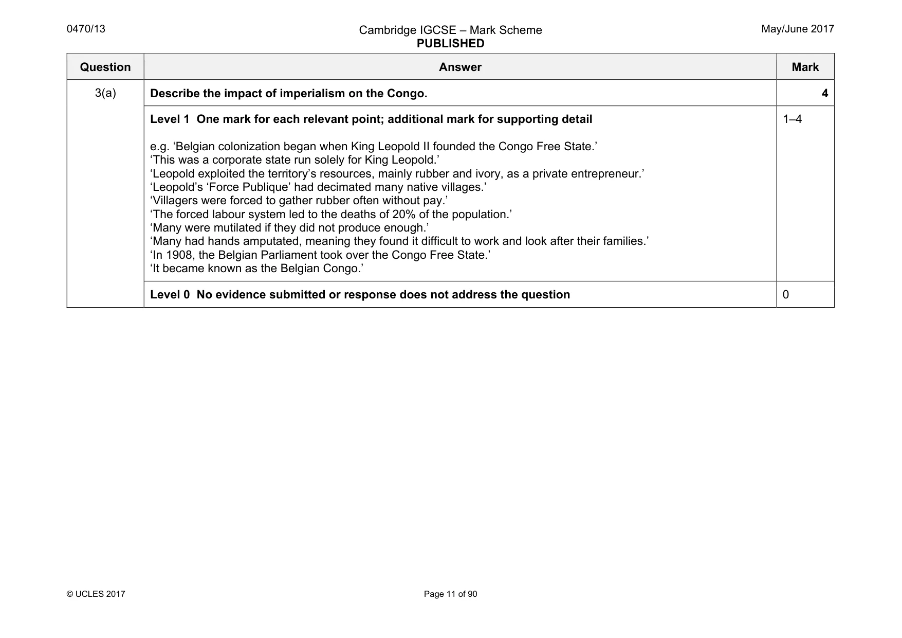 Mark scheme, page 11 of 90