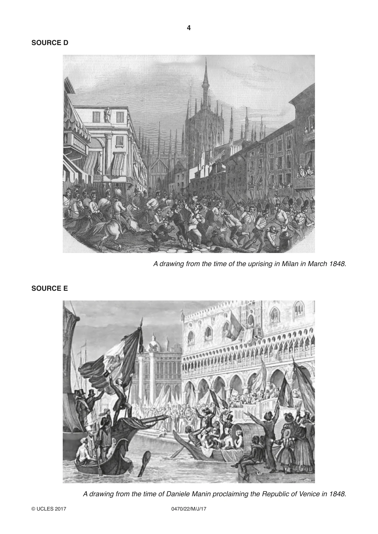 Cambridge IGCSE History 0470 2017 May/June Paper 2 · Variant 2 question paper, page 4 of 12