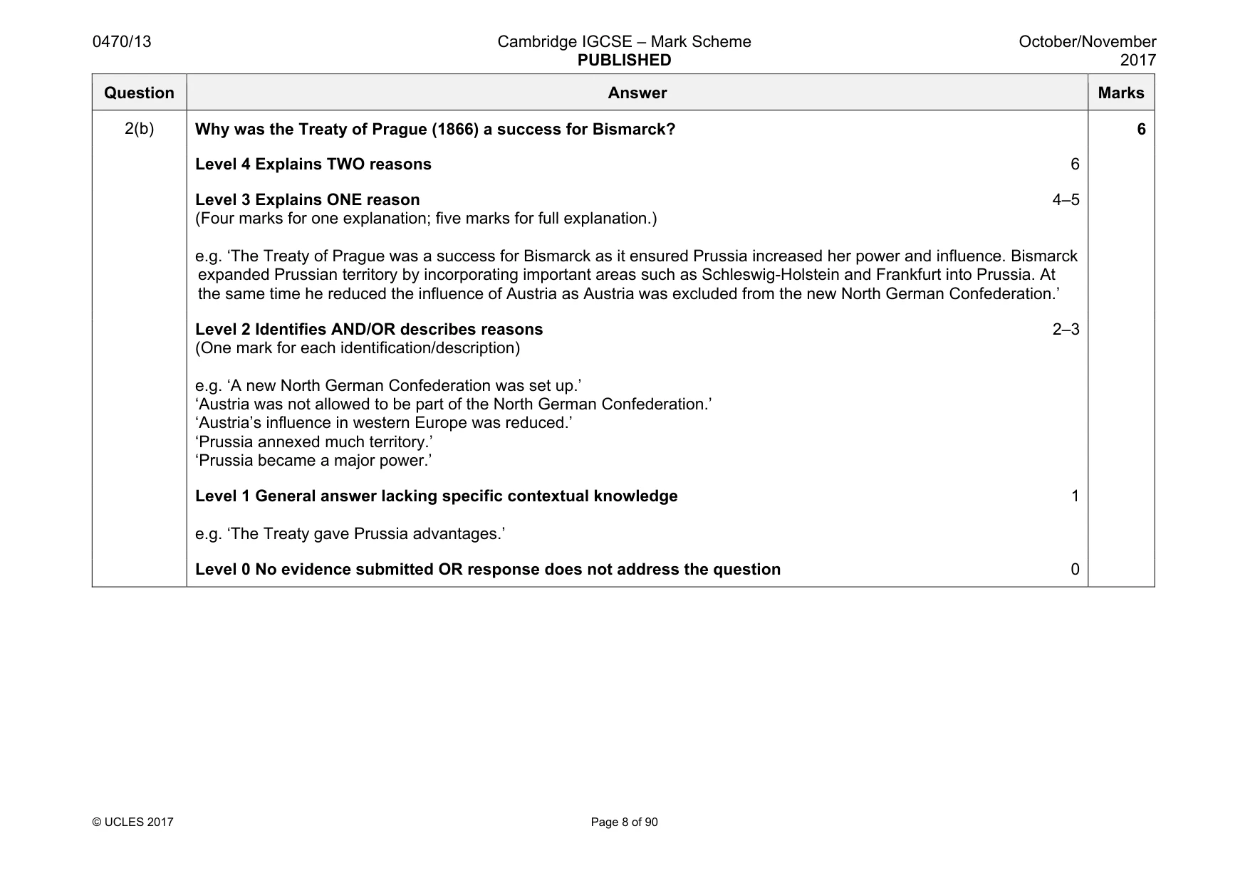 Mark scheme, page 8 of 90