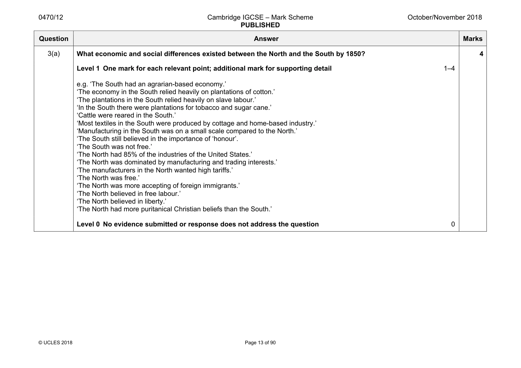 Mark scheme, page 13 of 90