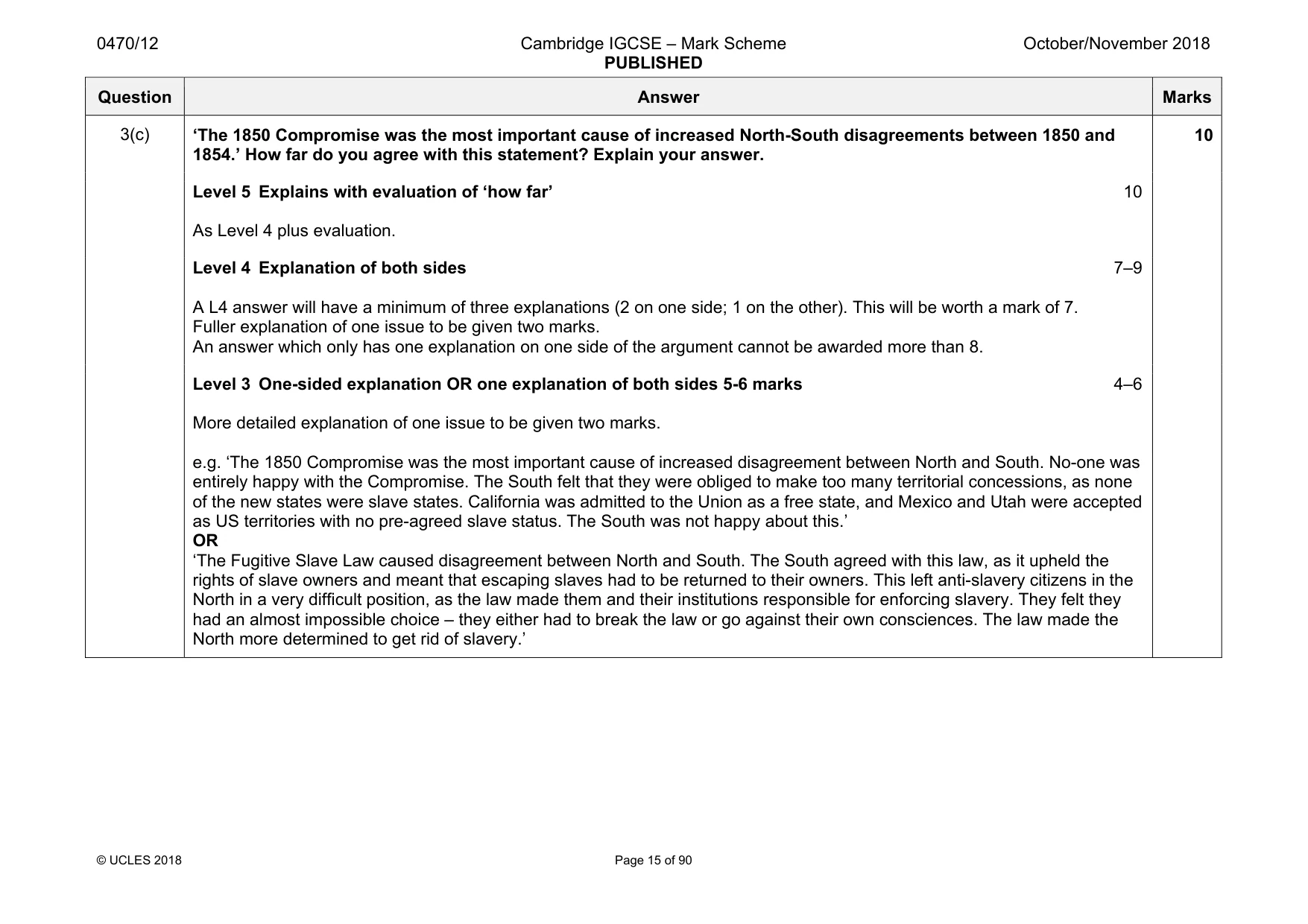 Mark scheme, page 15 of 90