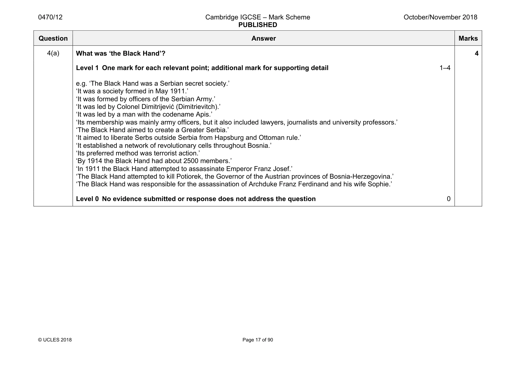 Mark scheme, page 17 of 90