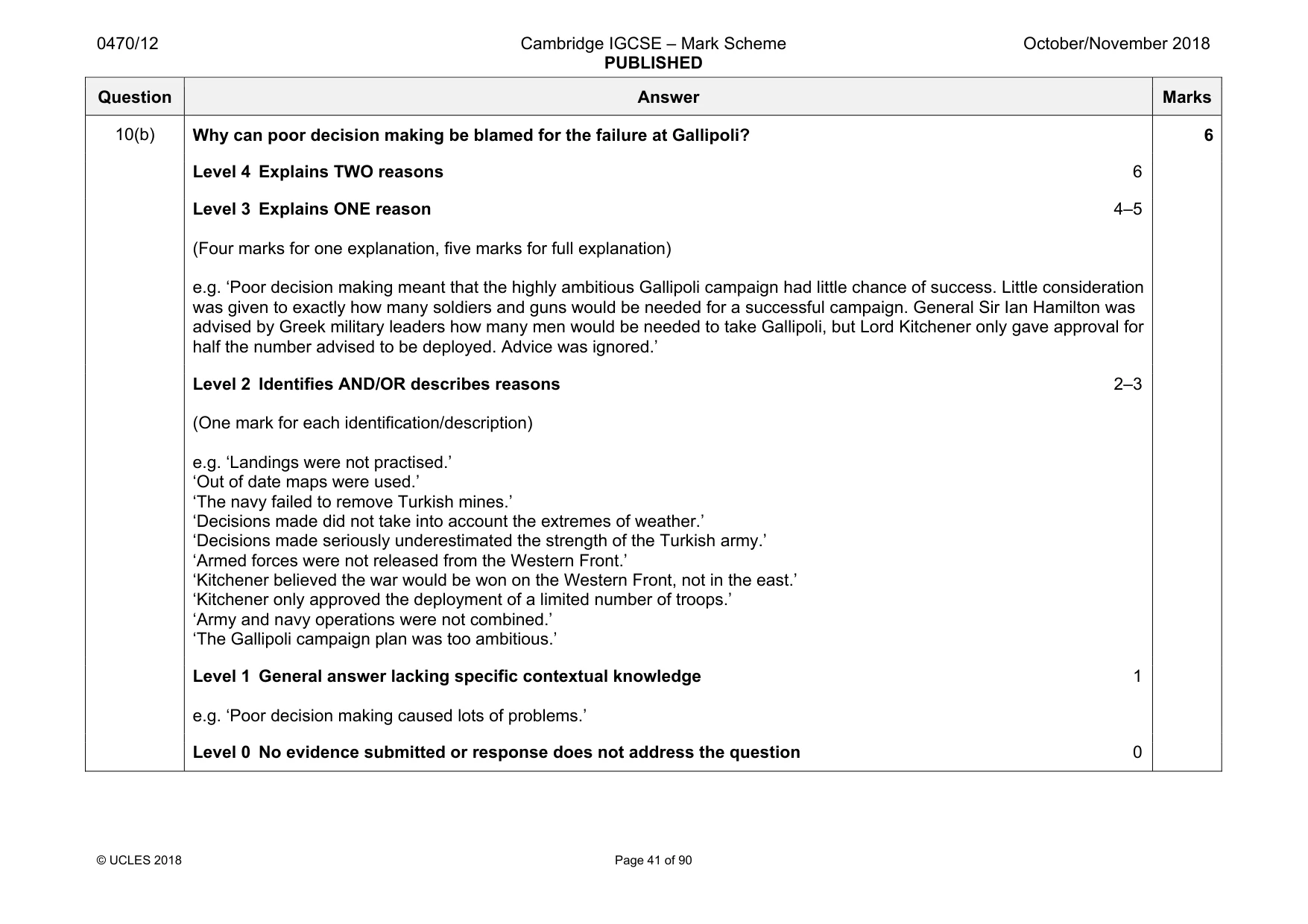 Mark scheme, page 41 of 90