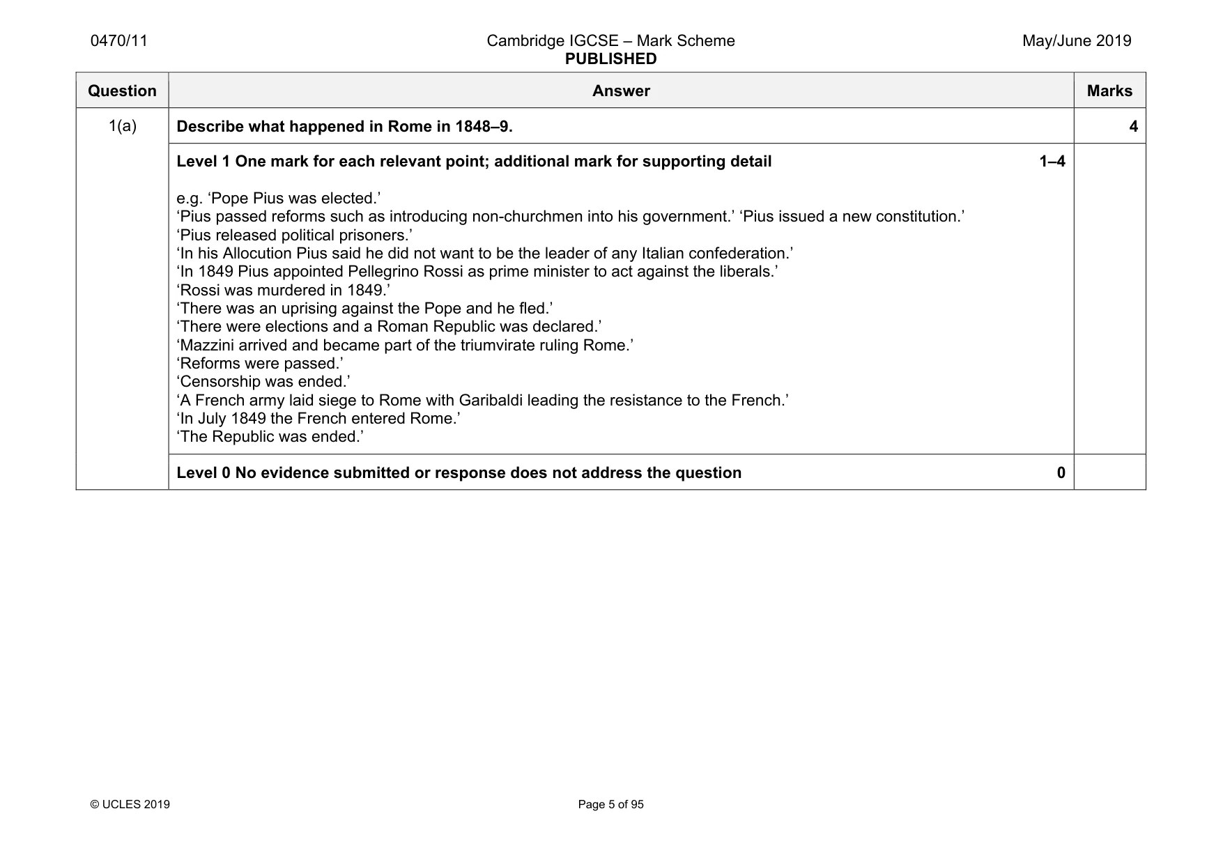 Mark scheme, page 5 of 95
