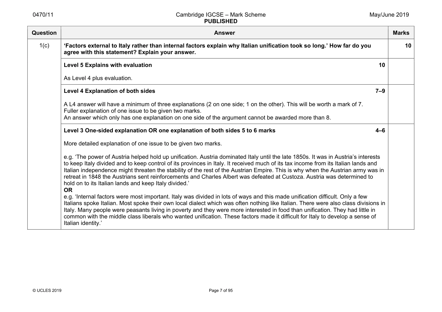 Mark scheme, page 7 of 95