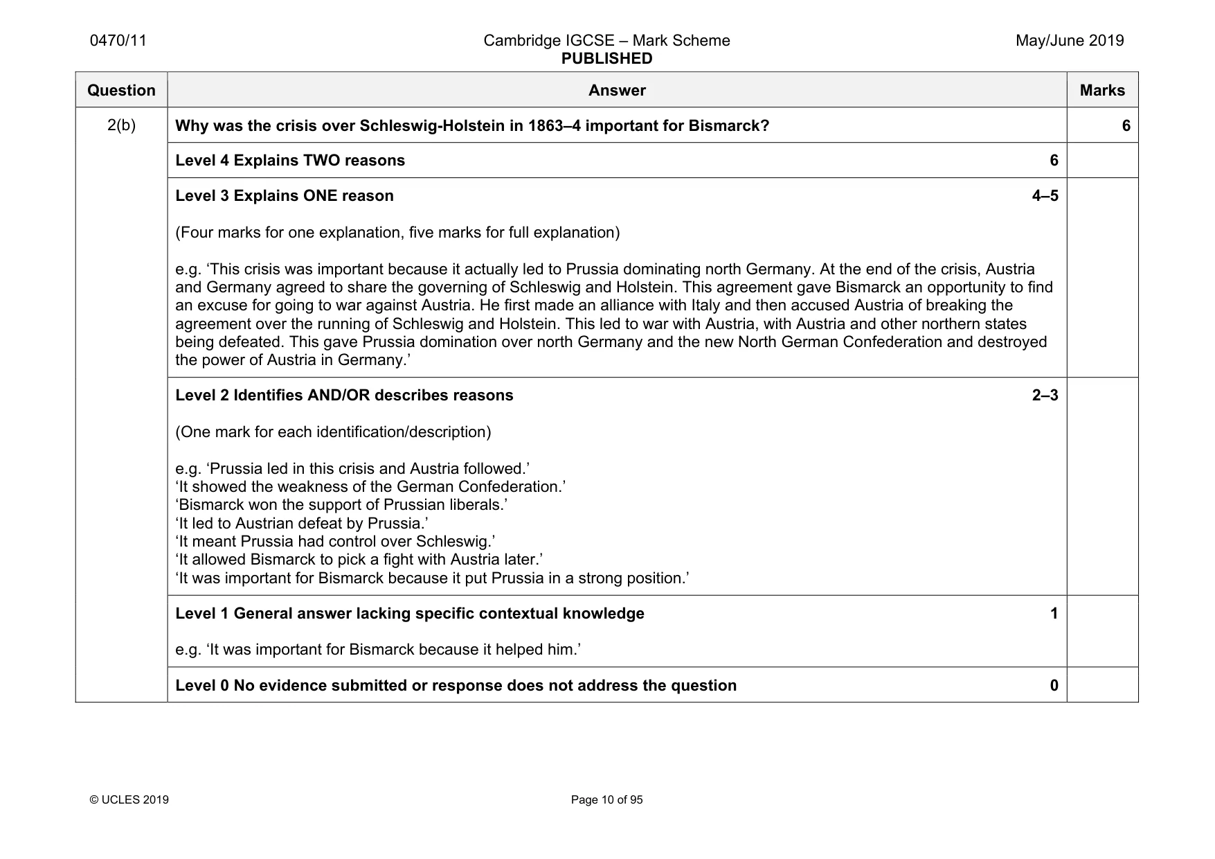 Mark scheme, page 10 of 95