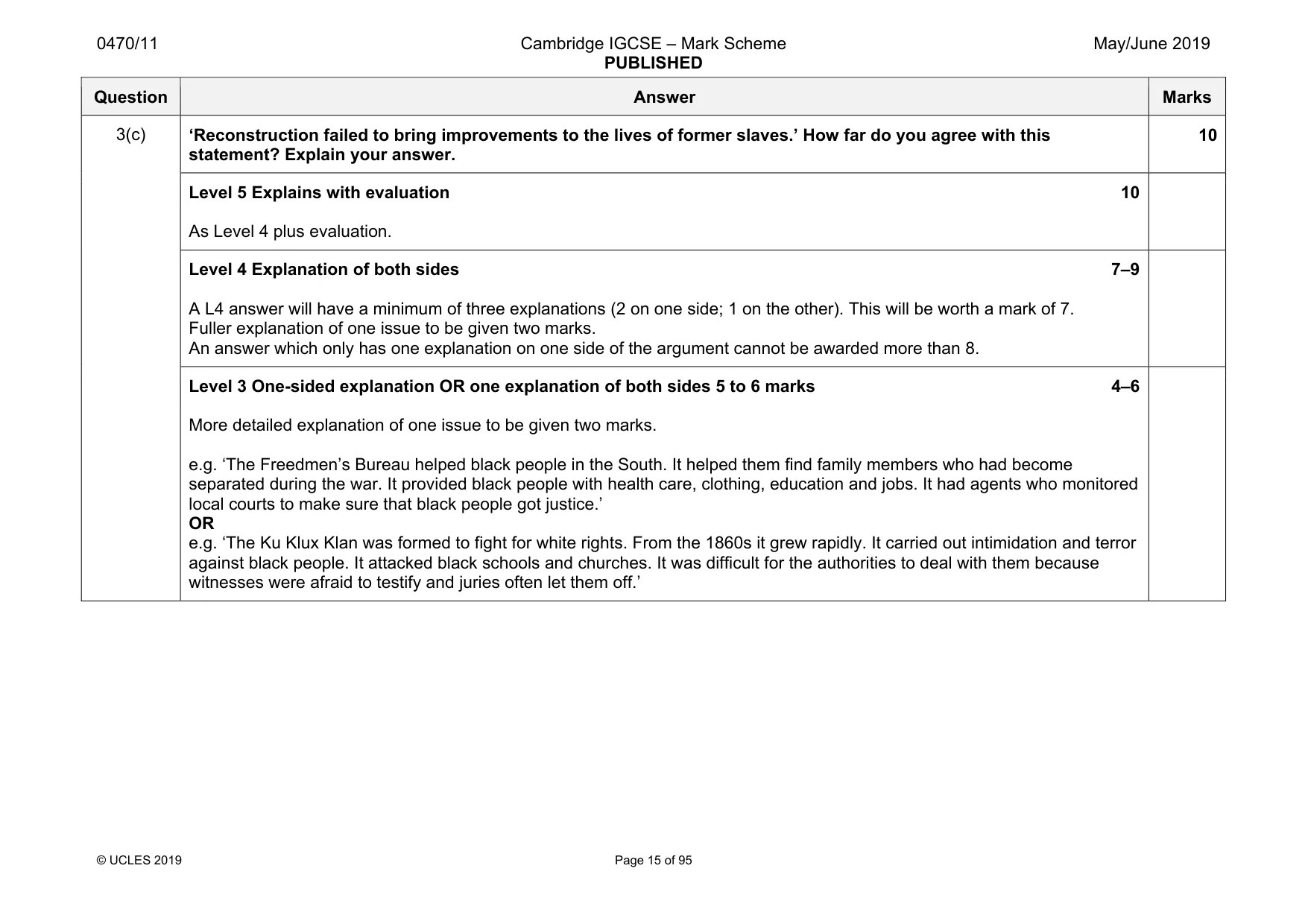 Mark scheme, page 15 of 95