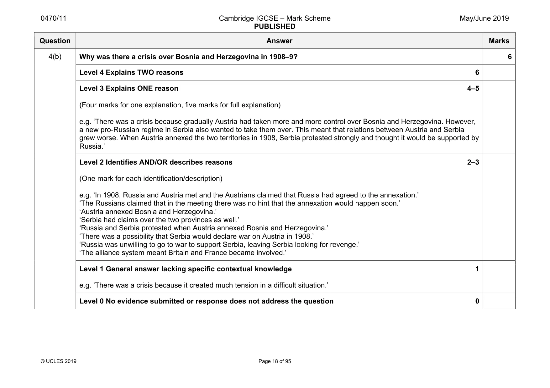 Mark scheme, page 18 of 95
