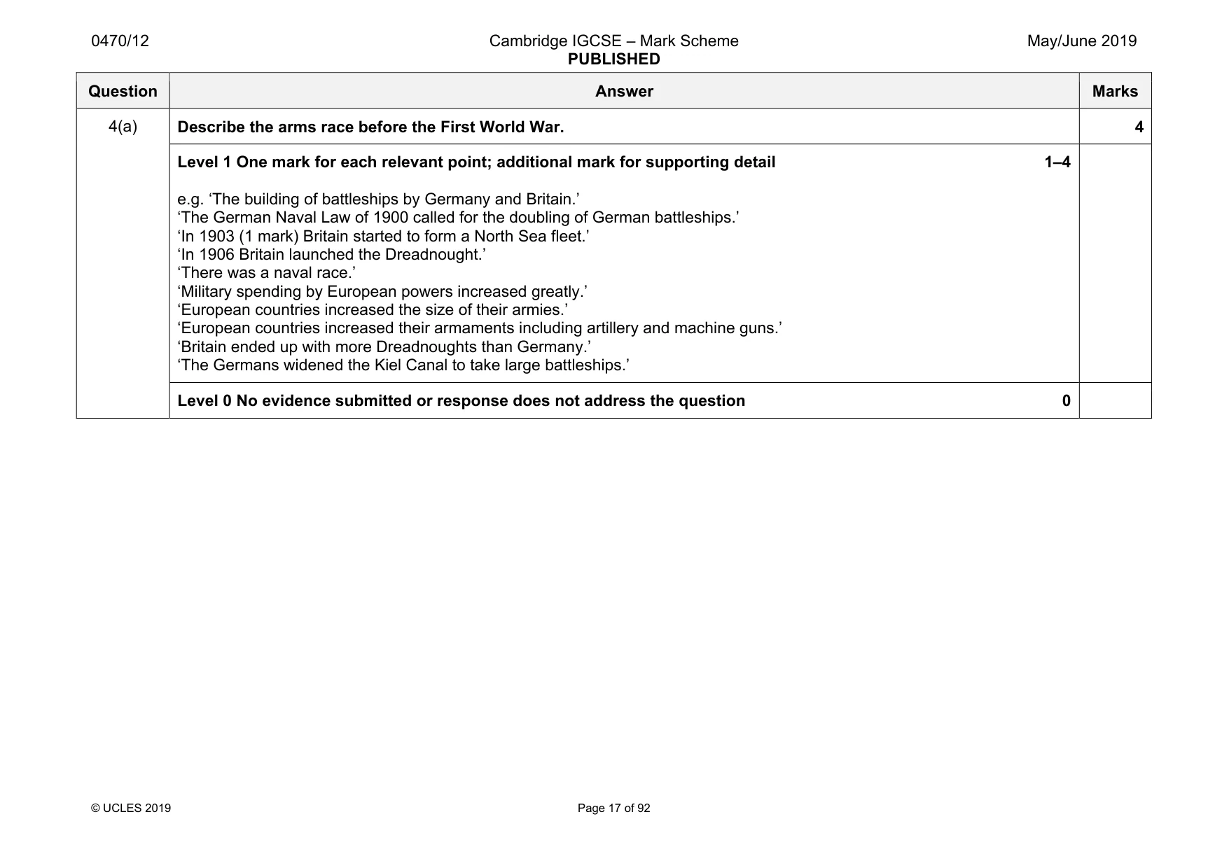 Mark scheme, page 17 of 92