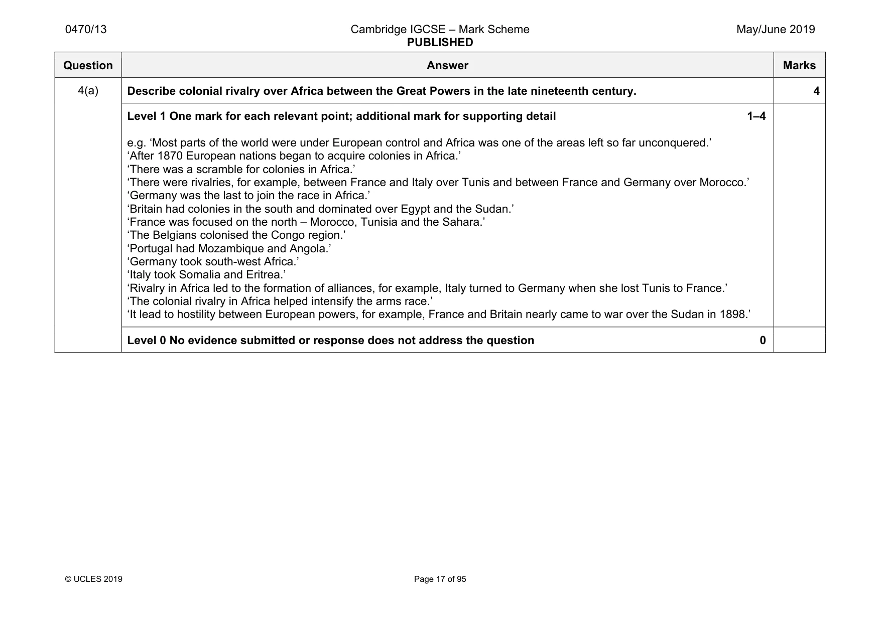Mark scheme, page 17 of 95