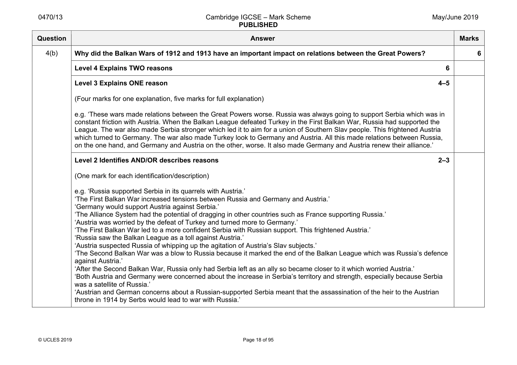 Mark scheme, page 18 of 95
