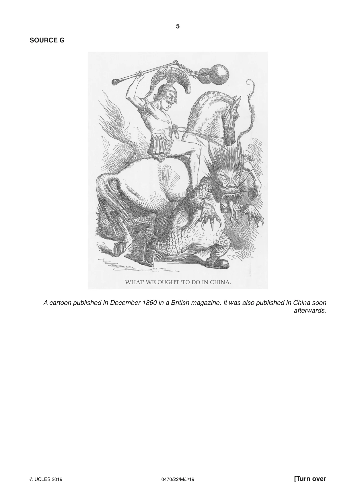 Cambridge IGCSE History 0470 2019 May/June Paper 2 · Variant 2 question paper, page 5 of 16