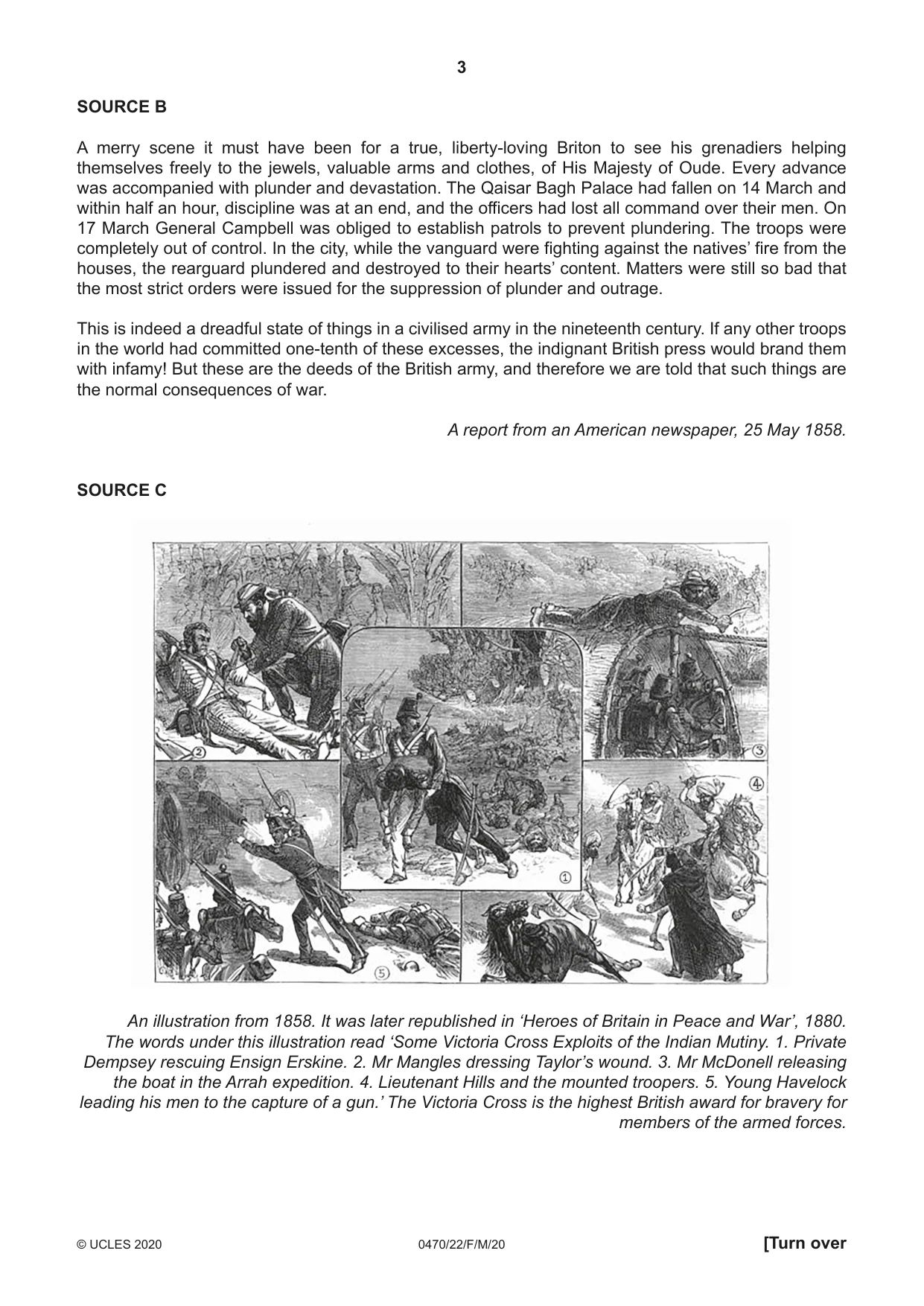 Cambridge IGCSE History 0470 2020 Feb/March Paper 2 · Variant 2 question paper, page 3 of 16