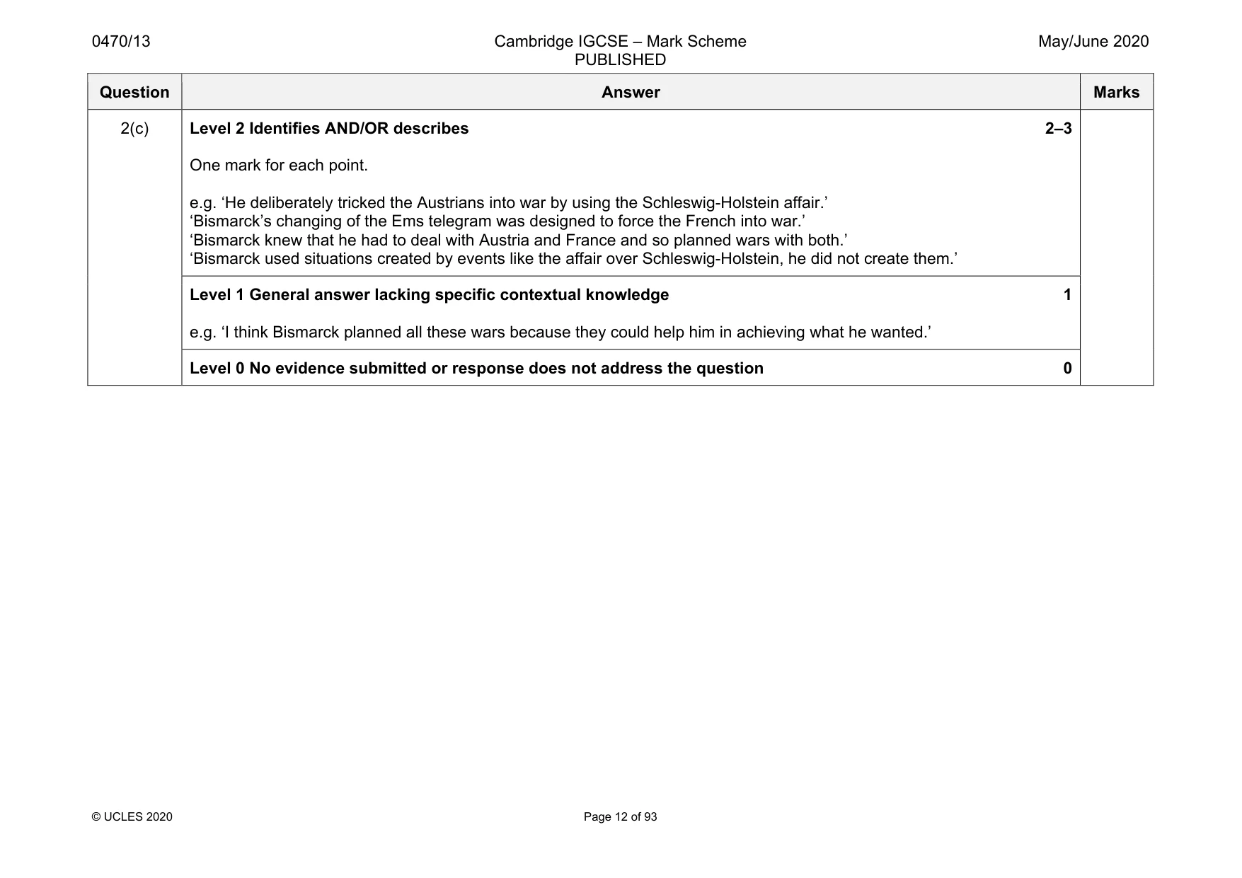 Mark scheme, page 12 of 93