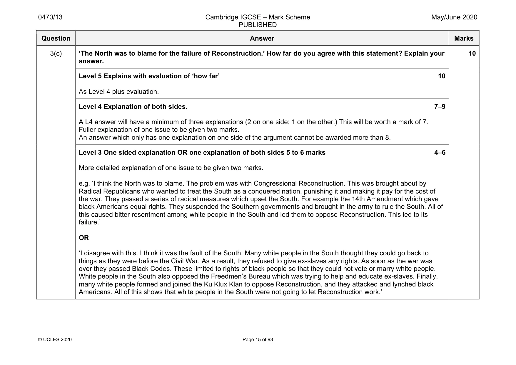 Mark scheme, page 15 of 93