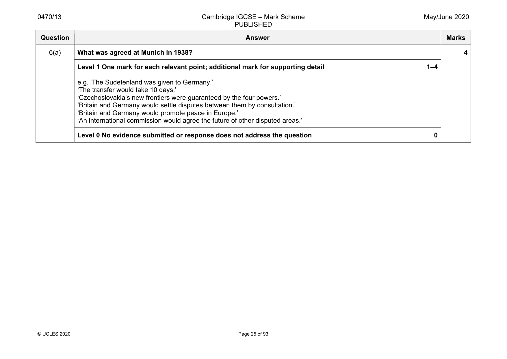 Mark scheme, page 25 of 93