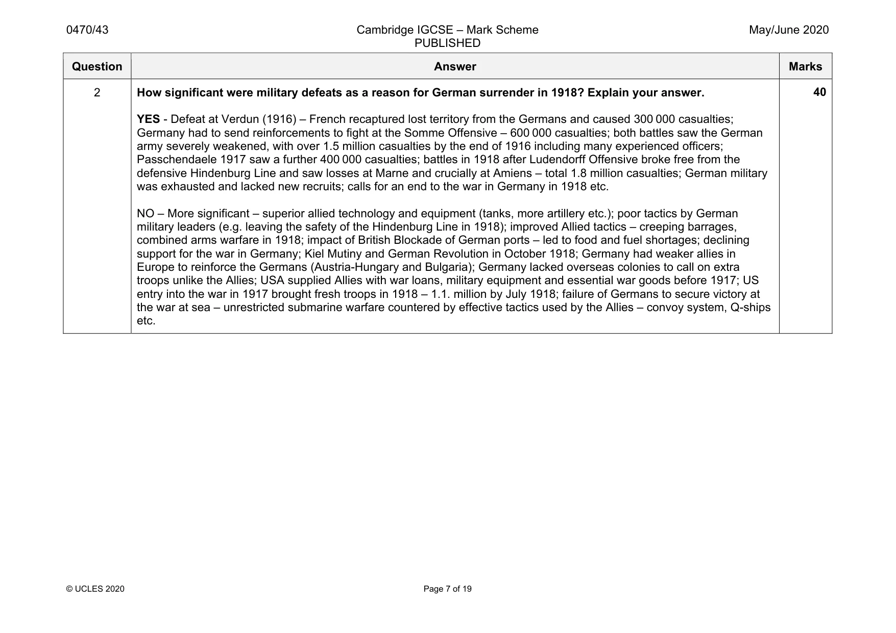 Mark scheme, page 7 of 19