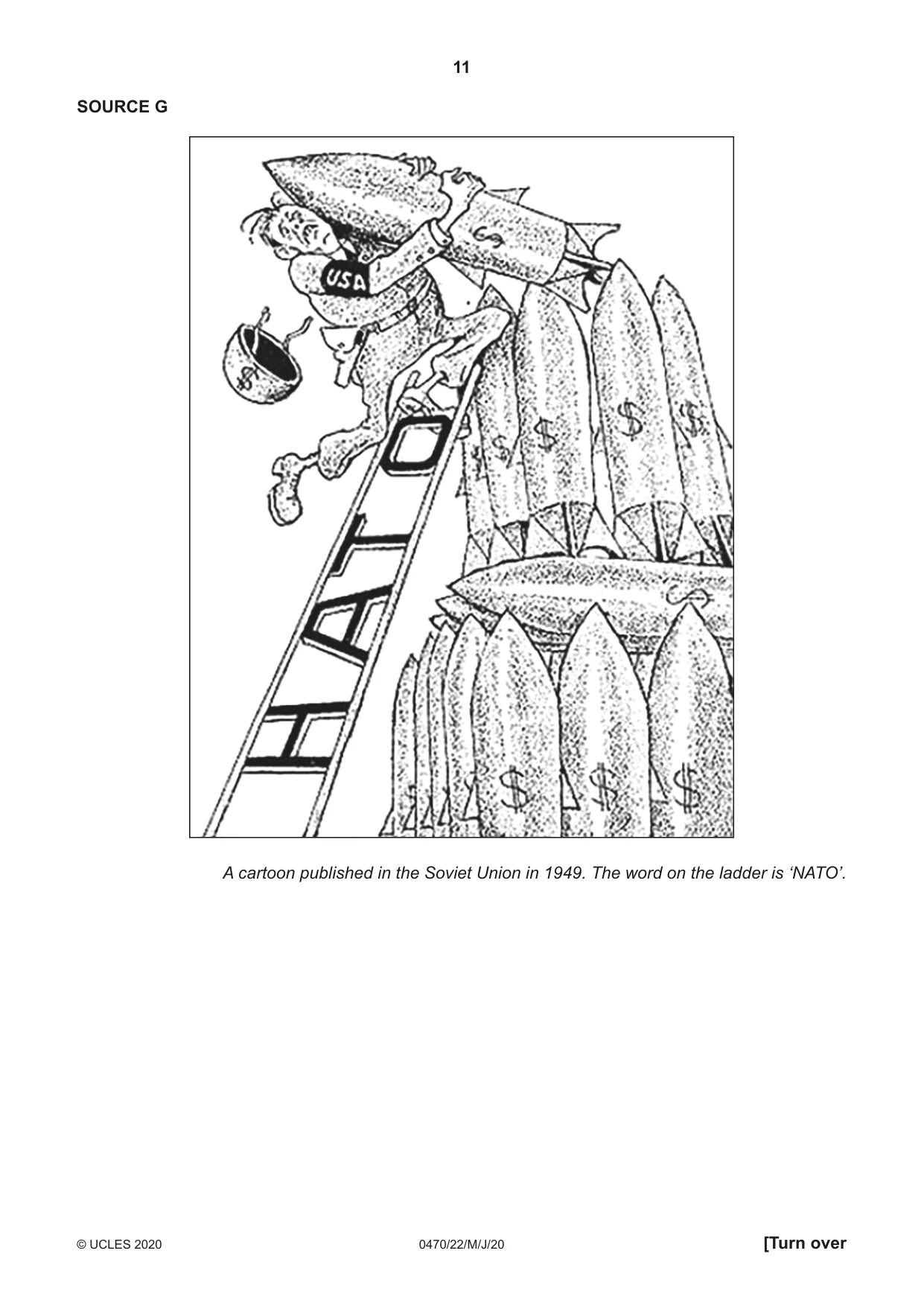 Cambridge IGCSE History 0470 2020 May/June Paper 2 · Variant 2 question paper, page 11 of 12