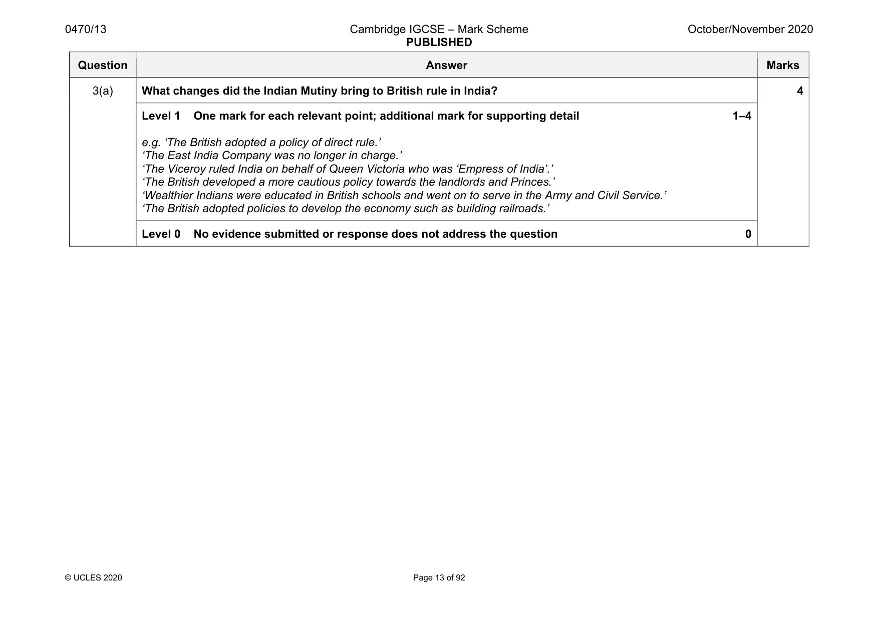 Mark scheme, page 13 of 92