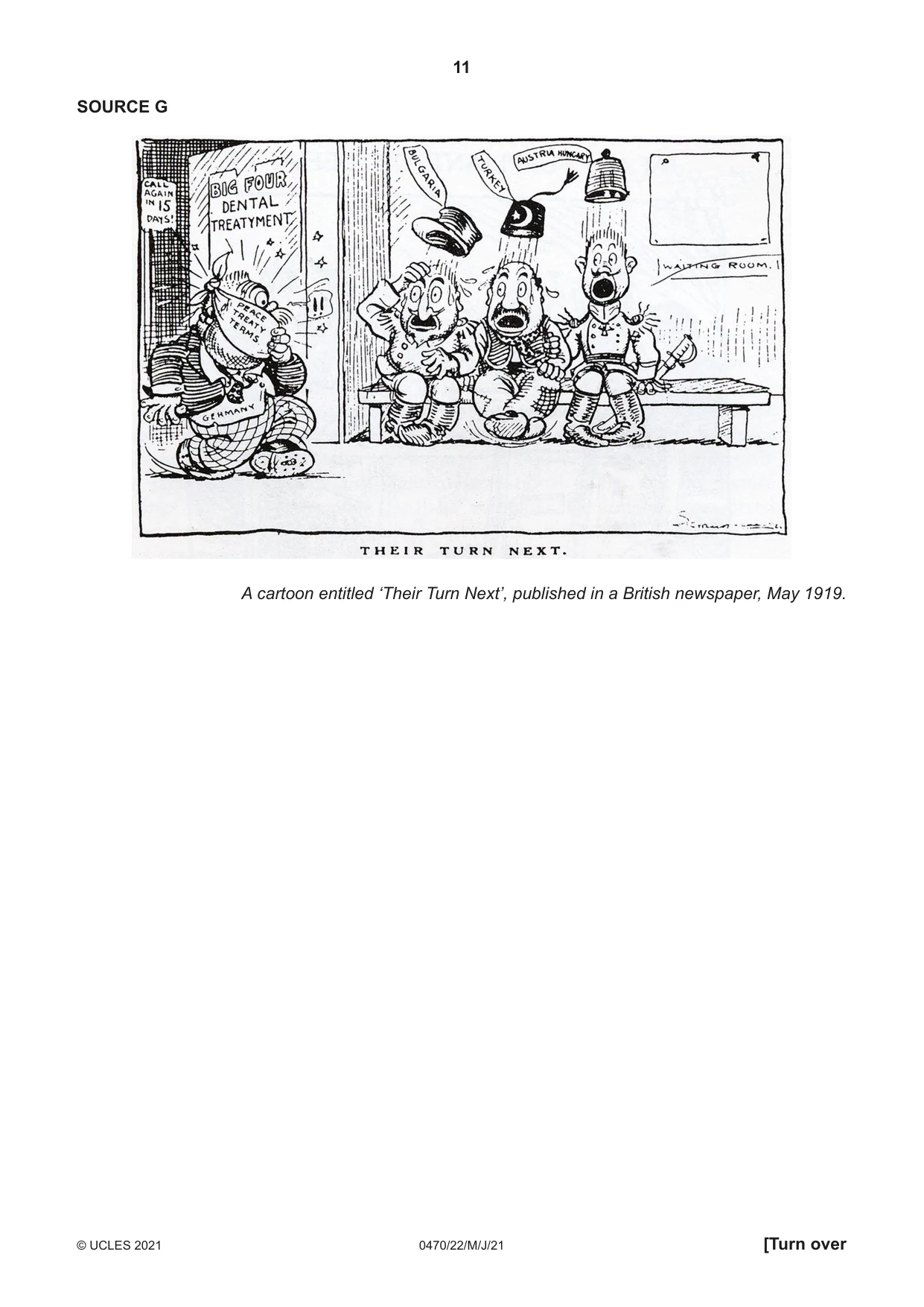 Cambridge IGCSE History 0470 2021 May/June Paper 2 · Variant 2 question paper, page 11 of 12