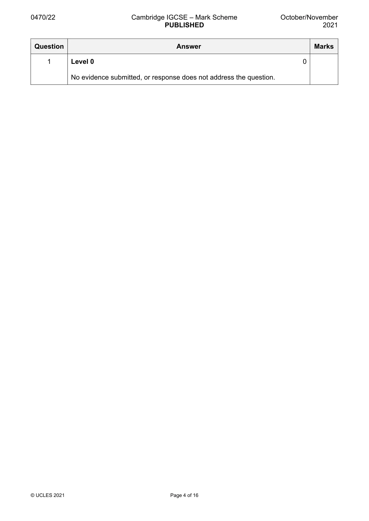 Mark scheme, page 4 of 16