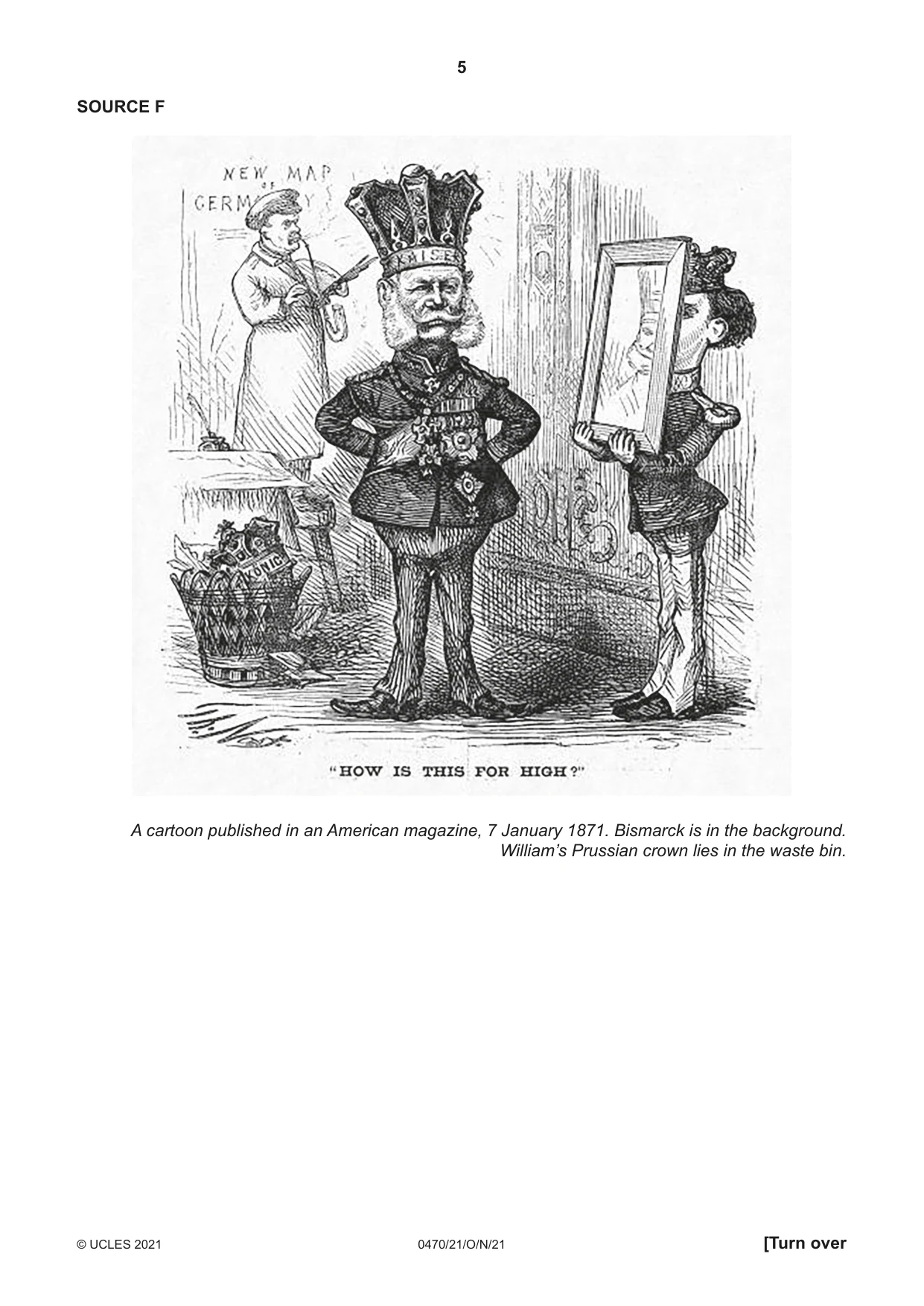 Cambridge IGCSE History 0470 2021 Oct/Nov Paper 2 · Variant 1 question paper, page 5 of 12