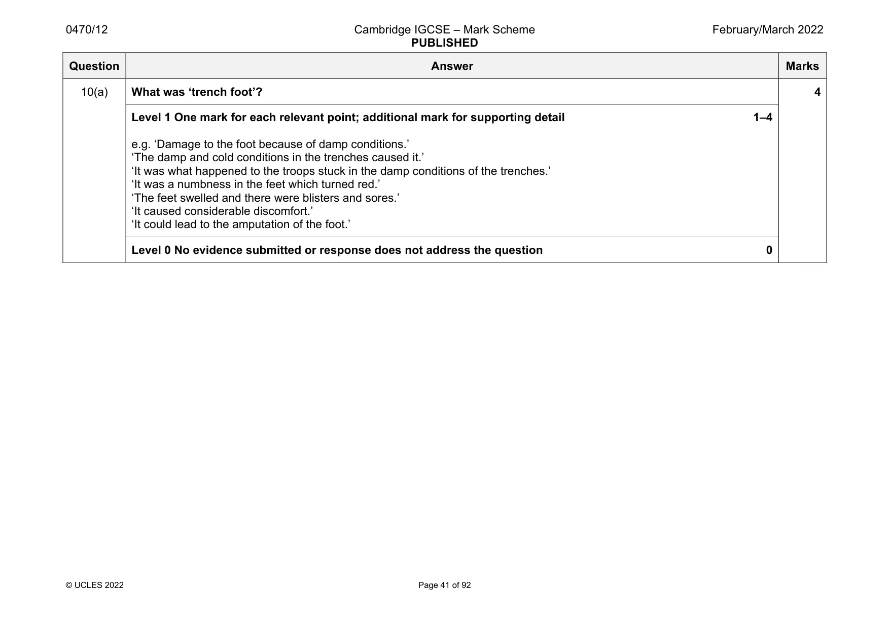 Mark scheme, page 41 of 92