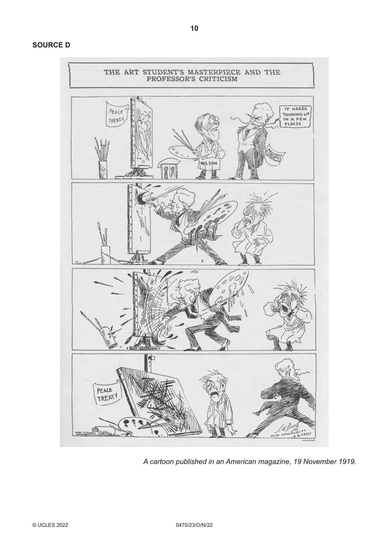 Cambridge IGCSE History 0470 2022 Oct/Nov Paper 2 · Variant 3 question paper, page 10 of 16