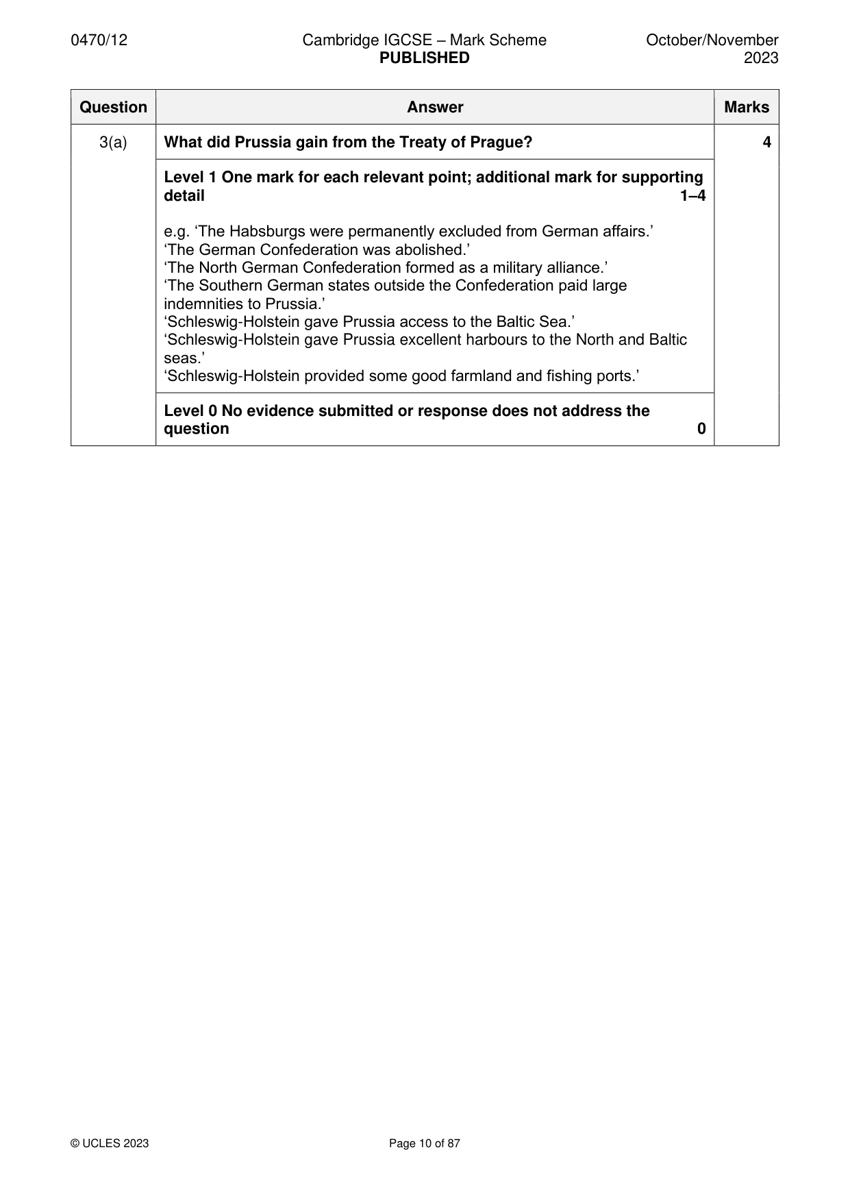 Mark scheme, page 10 of 87