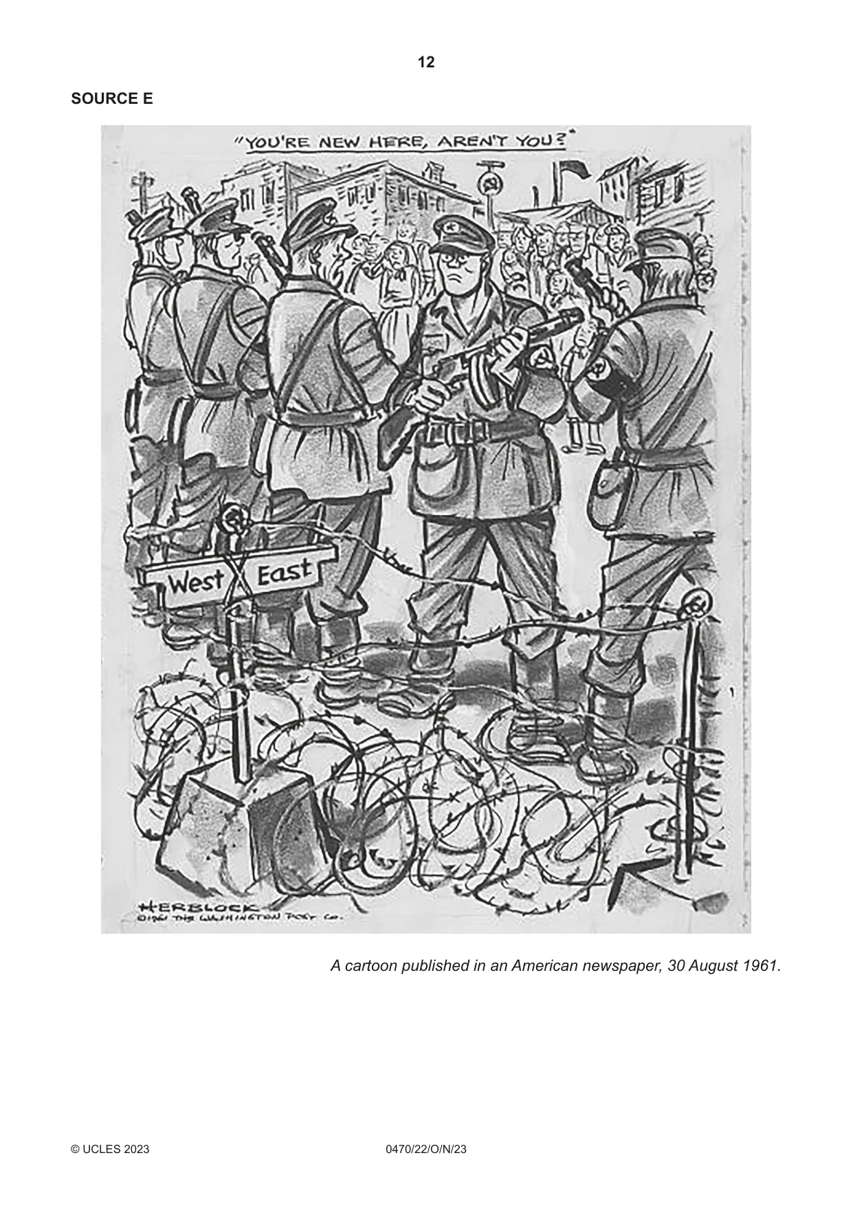 Cambridge IGCSE History 0470 2023 Oct/Nov Paper 2 · Variant 2 question paper, page 12 of 16
