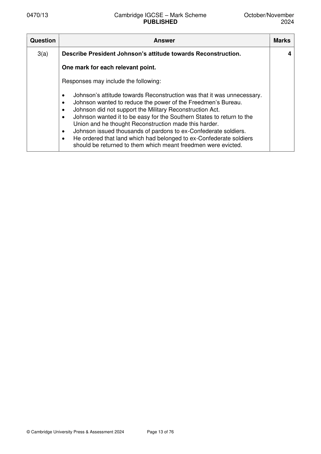 Mark scheme, page 13 of 76
