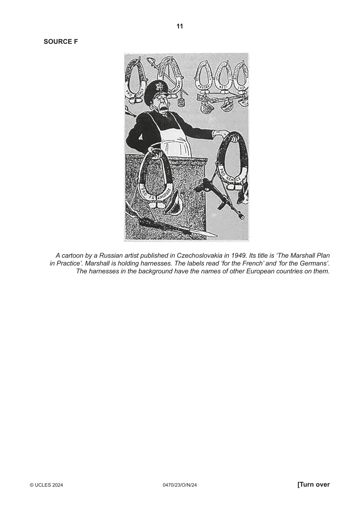 Cambridge IGCSE History 0470 2024 Oct/Nov Paper 2 · Variant 3 question paper, page 11 of 12