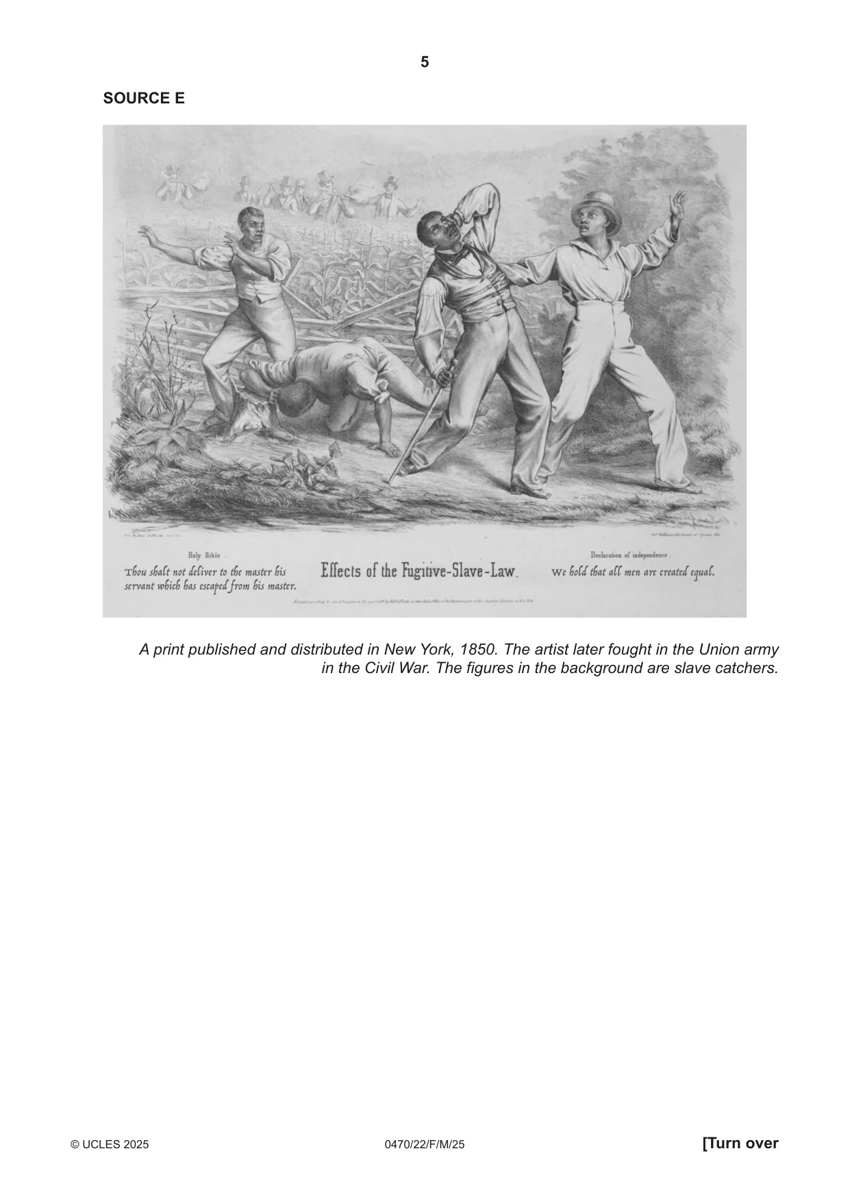 Cambridge IGCSE History 0470 2025 Feb/March Paper 2 · Variant 2 question paper, page 5 of 12