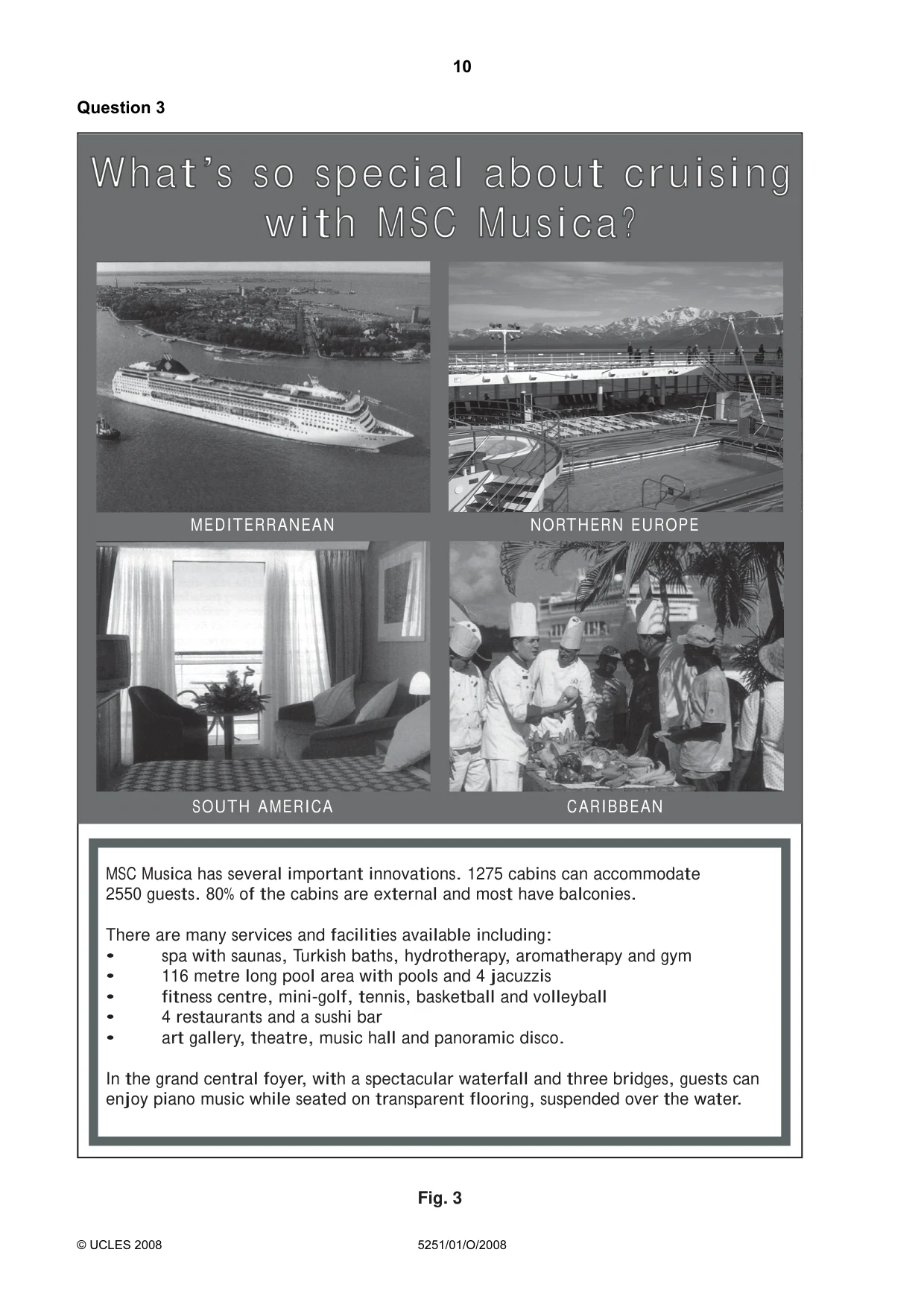 Cambridge IGCSE Travel and Tourism 0471 2008 Oct/Nov Paper 1 · Variant 1 question paper, page 10 of 16