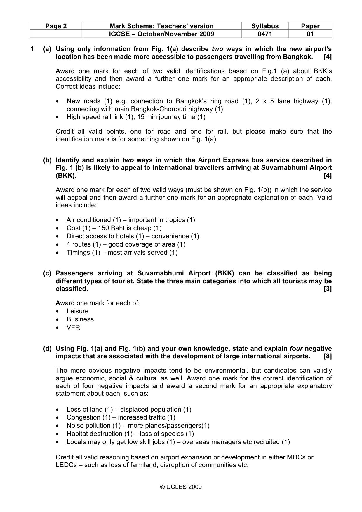 Mark scheme, page 2 of 9