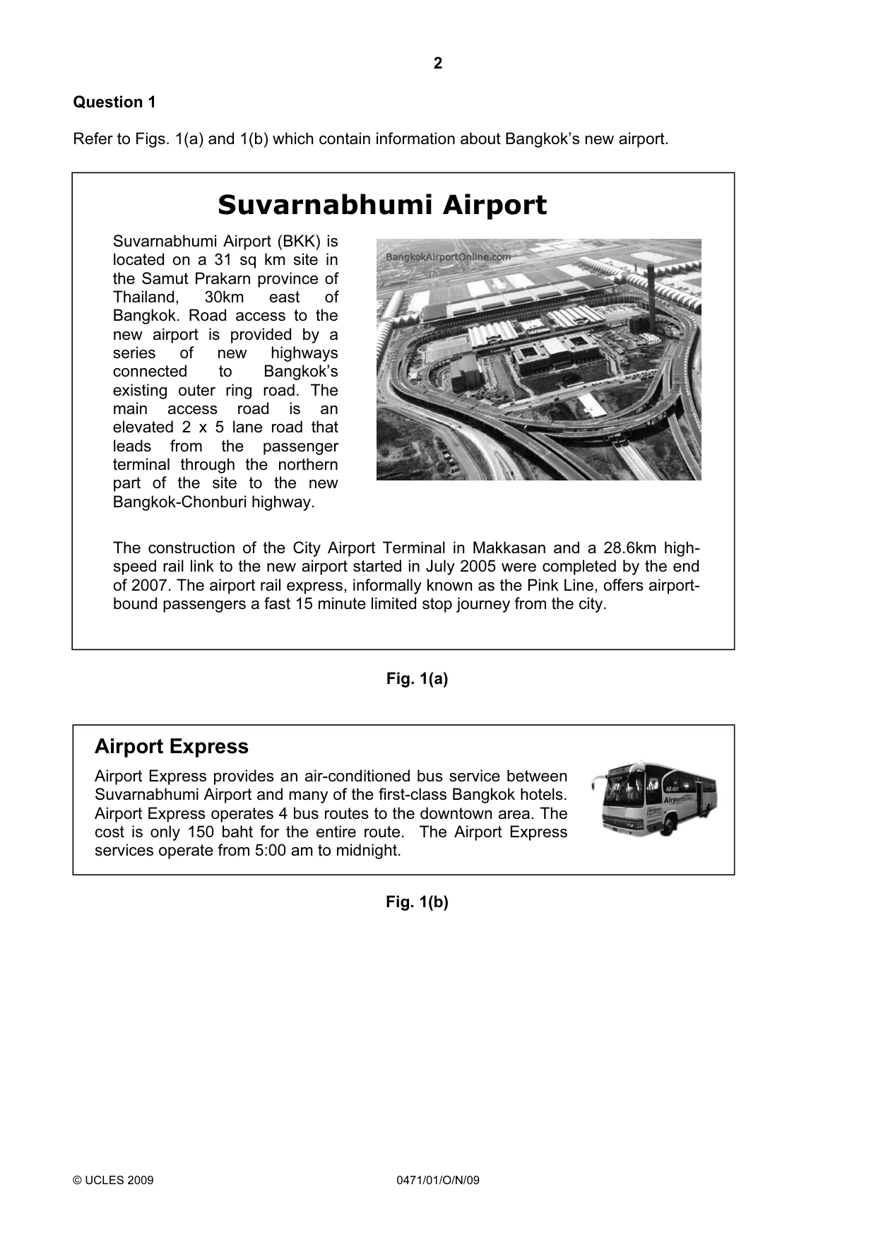 Cambridge IGCSE Travel and Tourism 0471 2009 Oct/Nov Paper 1 · Variant 1 question paper, page 2 of 16