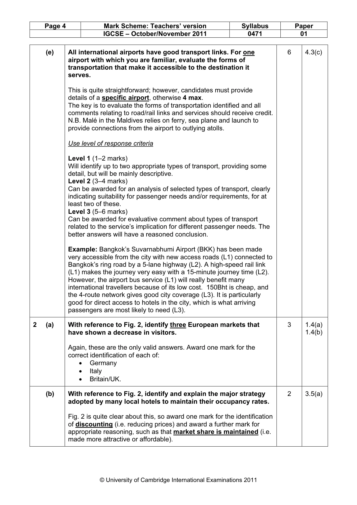 Mark scheme, page 4 of 12