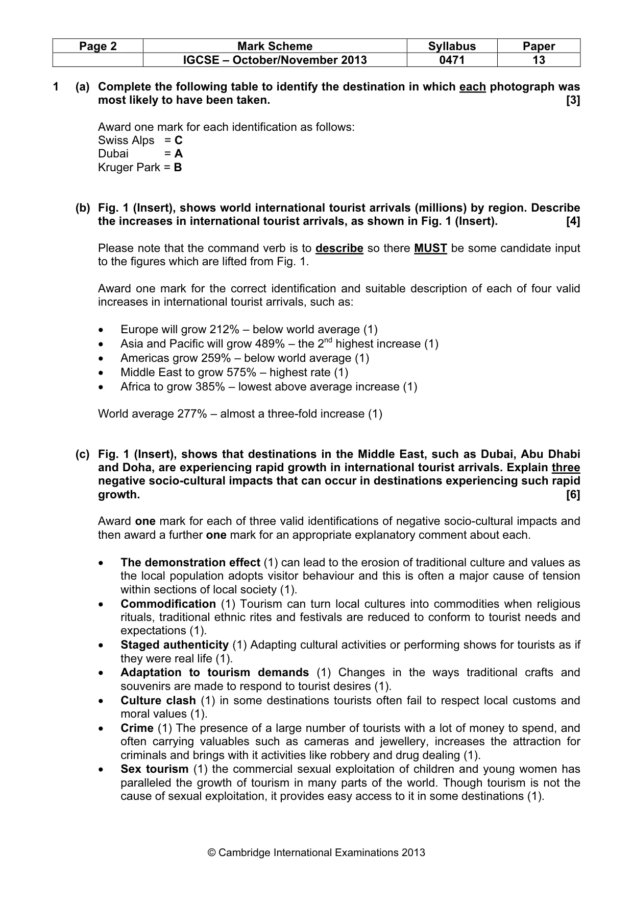 Mark scheme, page 2 of 9