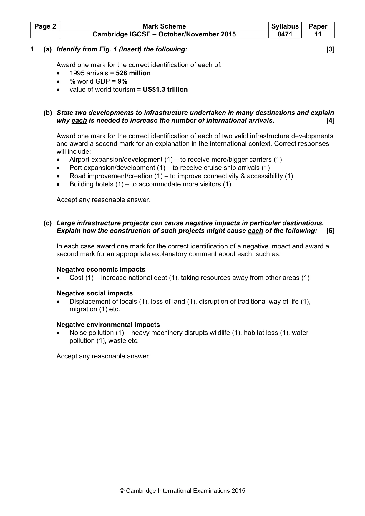 Mark scheme, page 2 of 9