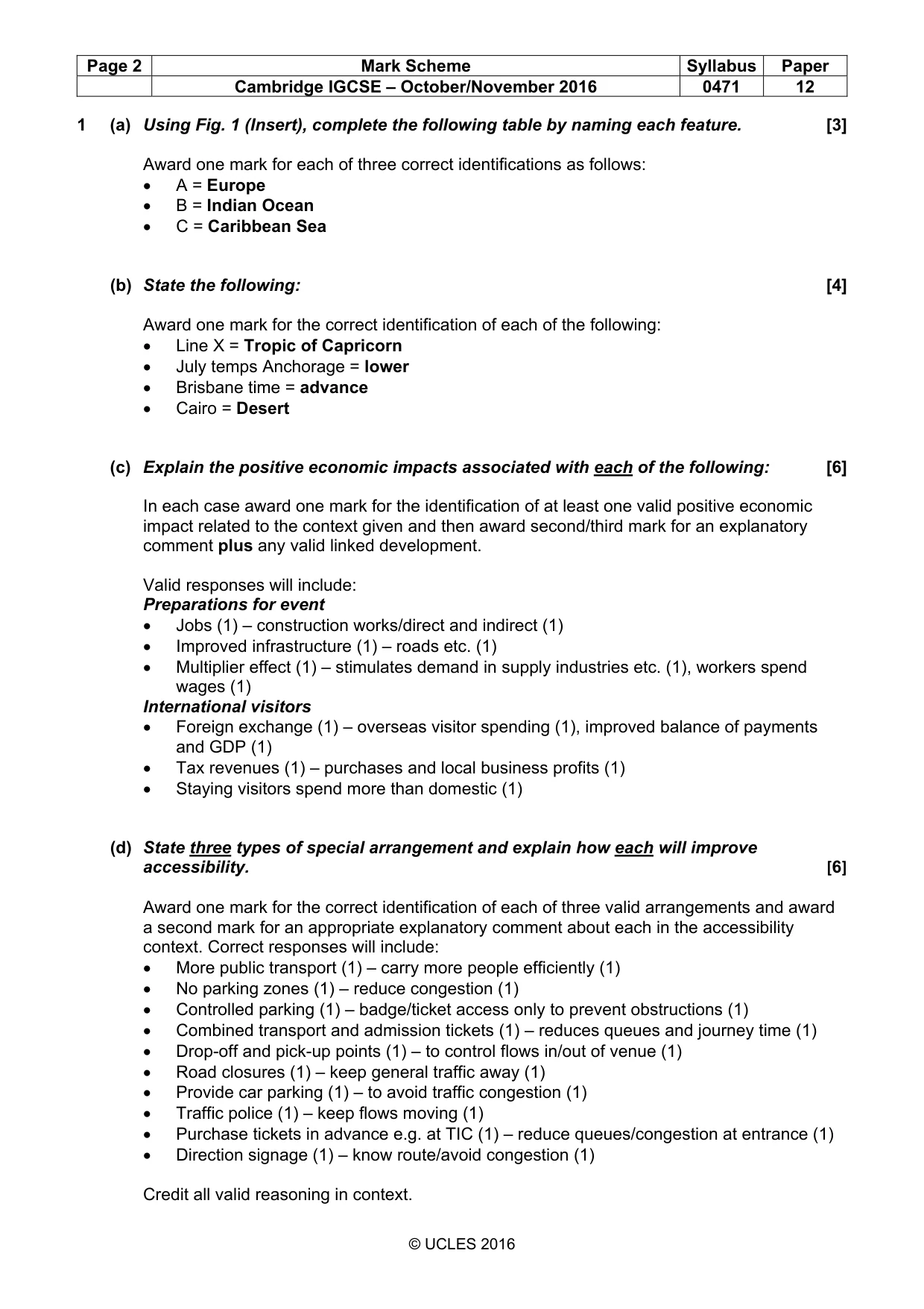 Mark scheme, page 2 of 10